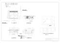 三菱電機 CS-T321VSR 取扱説明書 商品図面 施工説明書 納入仕様図 ビルトインIHクッキングヒーター T321Vシリーズ 商品図面1