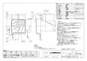 三菱電機 EX-15LF6 納入仕様図 標準換気扇 フィルターコンパック ワンタッチフィルター 連動式 納入仕様図1