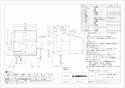 三菱電機 EX-15LFH7-M 取扱説明書 施工説明書 納入仕様図 標準換気扇 フィルターコンパック ワンタッチフィルター 連動式 納入仕様図1