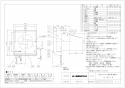 三菱電機 EX-15LFH7-M 取扱説明書 施工説明書 納入仕様図 標準換気扇 フィルターコンパック ワンタッチフィルター 連動式 納入仕様図1