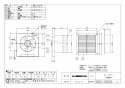 三菱電機 EX-20P7 納入仕様図 標準換気扇 暗室用換気扇 納入仕様図1