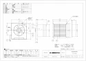 三菱電機 EX-20P8 取扱説明書 施工説明書 納入仕様図 標準換気扇 暗室用換気扇 納入仕様図1