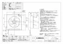 三菱電機 EX-30RH7 納入仕様図 標準換気扇 クリーンコンパック スタンダードタイプ 連動式 給排式 納入仕様図1