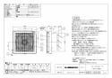 三菱電機 EX-30SK7-C 納入仕様図 標準換気扇 クリーンコンパック 格子タイプ 風圧式シャッター 居間用 納入仕様図1