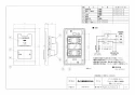 三菱電機 P-04SWLAV2 取扱説明書 納入仕様図 24時間換気扇用コントロールスイッチ CO2センサー付 納入仕様図1