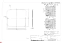 三菱電機 P-123CP 納入仕様図 副吸込口カバープレート 納入仕様図1