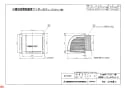 三菱電機 P-12CVP 納入仕様図 ウェザーカバー 納入仕様図1