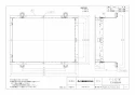 三菱電機 P-143TWT 施工説明書 納入仕様図 天吊補助枠 納入仕様図1