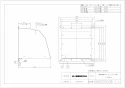 三菱電機 P-15CVA4 施工説明書 納入仕様図 標準換気扇用システム部材 ウェザーカバー 納入仕様図1