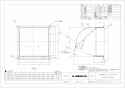 三菱電機 P-20CVAD5 施工説明書 納入仕様図 標準換気扇用システム部材 ウェザーカバー 納入仕様図1