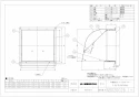 三菱電機 P-20CVADK5 施工説明書 納入仕様図 標準換気扇用システム部材 ウェザーカバー 納入仕様図1