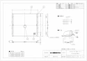 三菱電機 P-20KS4 取扱説明書 施工説明書 納入仕様図 ウェザーカバー用防虫網 ステンレス製 納入仕様図1