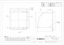 三菱電機 P-30CVS5 施工説明書 納入仕様図 標準換気扇用システム部材 ウェザーカバー 納入仕様図1