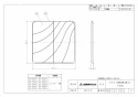 三菱電機 P-30XF5 納入仕様図 標準換気扇換気扇用交換フィルター 納入仕様図1