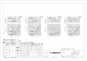 三菱電機 P-395GB3-W ダクト用換気扇専用パネル 納入仕様図 ダクト用換気扇専用パネル 納入仕様図2