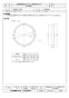 三菱電機 PS-25MF2 取扱説明書 施工説明書 納入仕様図 丸形フランジ 片吸込形シロッコファン用 納入仕様図1