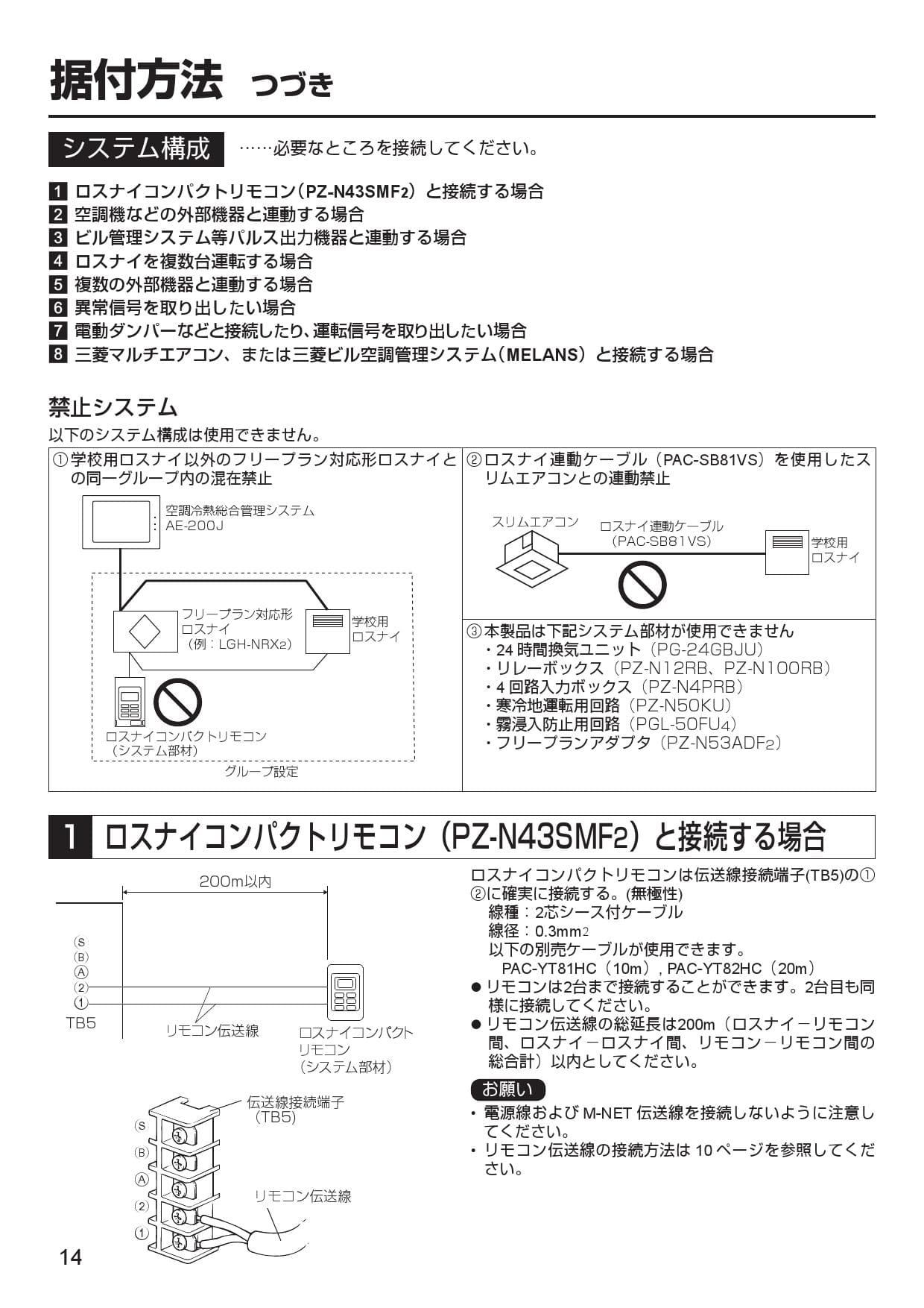 三菱電機 SCF-50LX取扱説明書 施工説明書 納入仕様図 | 通販 プロストア ダイレクト