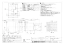 三菱電機 V-10X5 商品図面 標準換気扇 居間･座敷用 風圧式 商品図面1