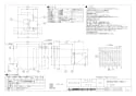 三菱電機 V-10X5 商品図面 標準換気扇 居間･座敷用 風圧式 商品図面2