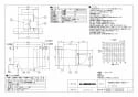 三菱電機 V-10X6 商品図面 標準換気扇 居間･座敷用 風圧式 商品図面1