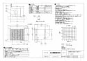 三菱電機 V-13B7 取扱説明書 施工説明書 納入仕様図 浴室用換気扇 風圧式 納入仕様図1