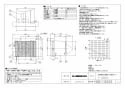 三菱電機 V-13BSD7 取扱説明書 施工説明書 納入仕様図 浴室用換気扇 風圧式 納入仕様図1