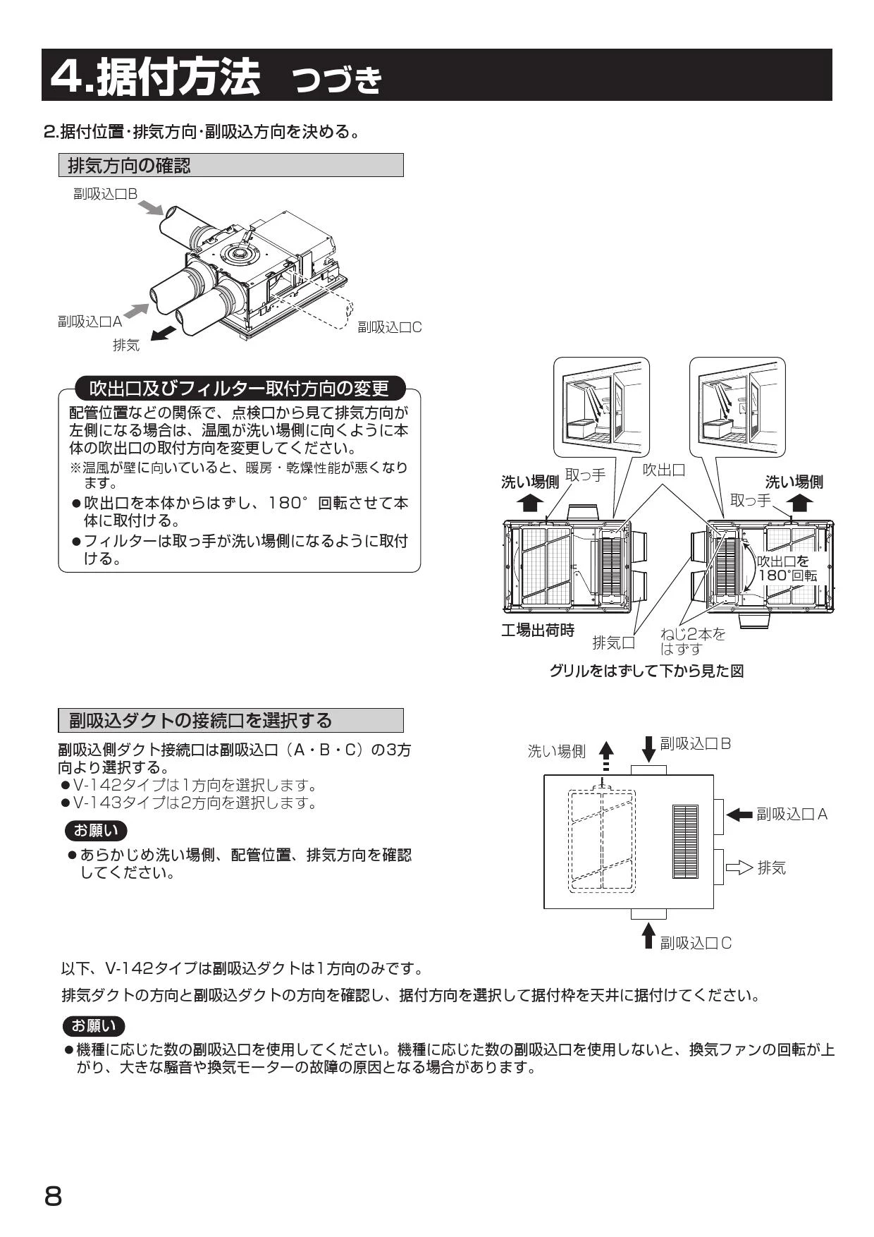 三菱電機 V-143BZLT2 取扱説明書 施工説明書 納入仕様図|三菱 三菱電機 V-143BZLT2 取扱説明書 施工説明書 納入仕様図|三菱
