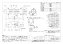 V-150CL-D 商品図面 ｶｳﾝﾀｰｱﾛｰﾌｧﾝ 低騒音形 断熱仕様 商品図面3