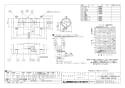 三菱電機 V-150CPL 商品図面 ｶｳﾝﾀｰｱﾛｰﾌｧﾝ 大風量形 標準仕様 商品図面1