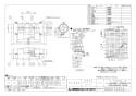 三菱電機 V-150CRL-D 商品図面 ｶｳﾝﾀｰｱﾛｰﾌｧﾝ 低騒音 給排 断熱仕様 商品図面1