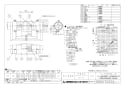 三菱電機 V-150CRL-D 商品図面 ｶｳﾝﾀｰｱﾛｰﾌｧﾝ 低騒音 給排 断熱仕様 商品図面3