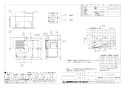 三菱電機 V-150JDF3 商品図面 天井埋込形換気扇 取替専用ﾀｲﾌﾟ 商品図面1