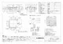 三菱電機 V-18MPSX3 商品図面 中間取付形ダクトファン 4～6分岐タイプ 商品図面1