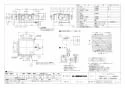 三菱電機 V-18MPSX3 商品図面 中間取付形ダクトファン 4～6分岐タイプ 商品図面3