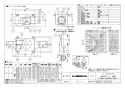 三菱電機 V-20ZMVR3 取扱説明書 施工説明書 納入仕様図 中間取付形ダクトファン 風量多段階切替・定風量タイプ 納入仕様図1