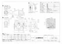 三菱電機 V-23ZK3-H 商品図面 ダクト用換気扇 大風量露出形 左排気 商品図面1
