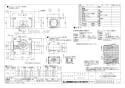 三菱電機 V-25ZMR2 商品図面 中間取付形ダクトファン 商品図面3