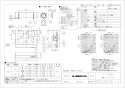 三菱電機 V-375K6 取扱説明書 商品図面 施工説明書 レンジフードファン 浅形 高静圧・丸排気タイプ 商品図面1