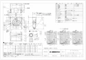 三菱電機 V-50RH4 取扱説明書 商品図面 施工説明書 レンジフードファン デルタキャッチ形 ブラック色タイプ 商品図面1