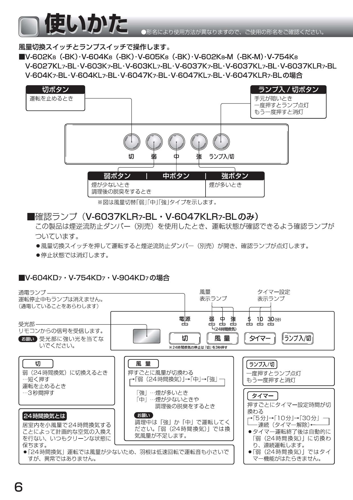 日本製 V-602K7-M 三菱 換気扇 レンジフード ファン ブース 深形 上幕板なし 通販