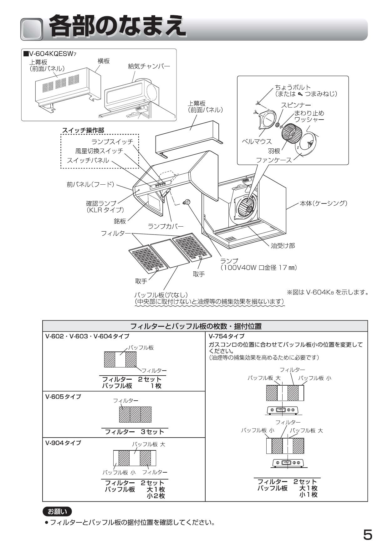 信頼 三菱電機 デルタキャッチ形 レンジフードファン V-50RH5