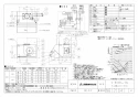 三菱電機 V-603K8-BL 取扱説明書 施工説明書 納入仕様図 レンジフードファン深形 標準タイプ 納入仕様図1