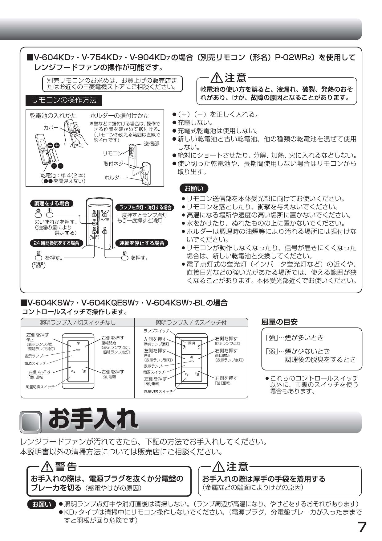 三菱電機 V-754K8取扱説明書 商品図面 施工説明書 | 通販 プロストア 