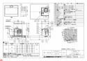 三菱電機 V-90SF2-R 納入仕様図 レンジフードファン（サイドフード） 納入仕様図1