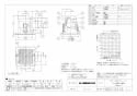三菱電機 VD-08ZCC5-C 商品図面 天井埋込形換気扇 商品図面1