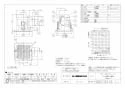 三菱電機 VD-08ZCC5-C 商品図面 天井埋込形換気扇 商品図面3