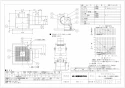 三菱電機 VD-10ZALC12 取扱説明書 施工説明書 納入仕様図 天井埋込形換気扇 納入仕様図1