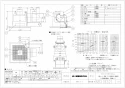 三菱電機 VD-10ZAVC5 取扱説明書 施工説明書 納入仕様図 天井埋込形換気扇 納入仕様図1