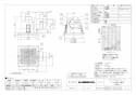 三菱電機 VD-10ZCC5-C 商品図面 天井埋込形換気扇 商品図面3