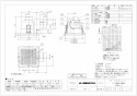 VD-10ZCC6-C 取扱説明書 施工説明書 納入仕様図 天井埋込形換気扇 丸穴据付タイプ 納入仕様図1